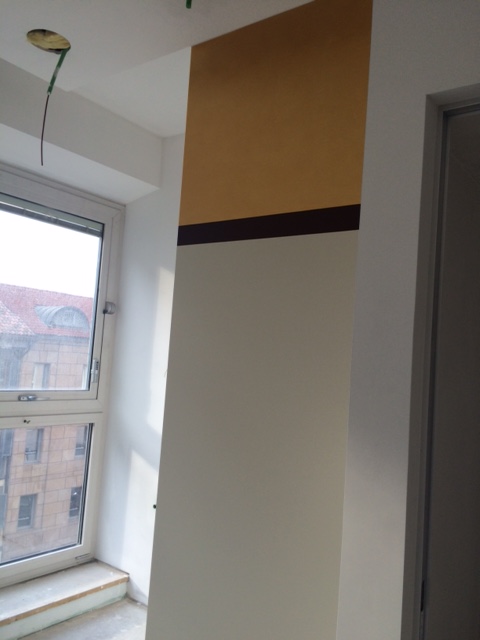 Pareti decorate in oro